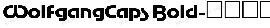 WolfgangCaps Bold字体转换